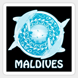 Maldives Oceanic Whitetip sharks Magnet